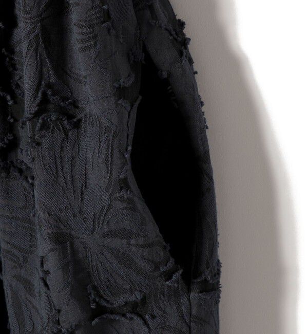 SHIPS for women「《予約》〈手洗い可能〉シアー ジャカード ノースリーブ ワンピース」|ワンピース|