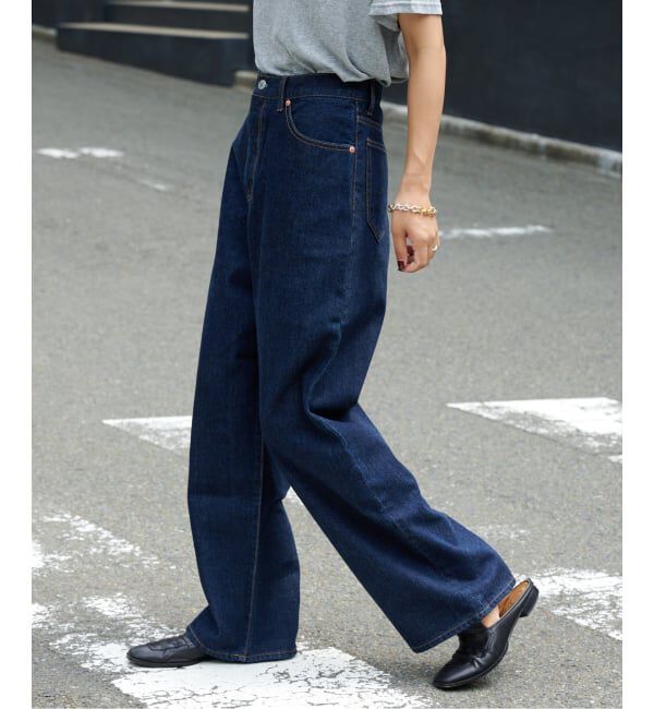 OUTDOOR PRODUCTS Usual Things「追4 ULTデニムハイライズルーズ5PKT」|デニム|