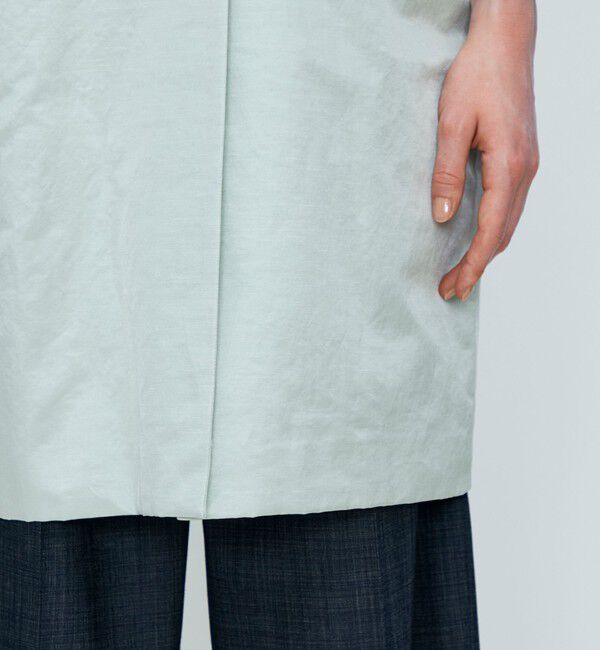 TOMORROWLAND collection「スパークツイル コクーンコート」|ノーカラーコート|