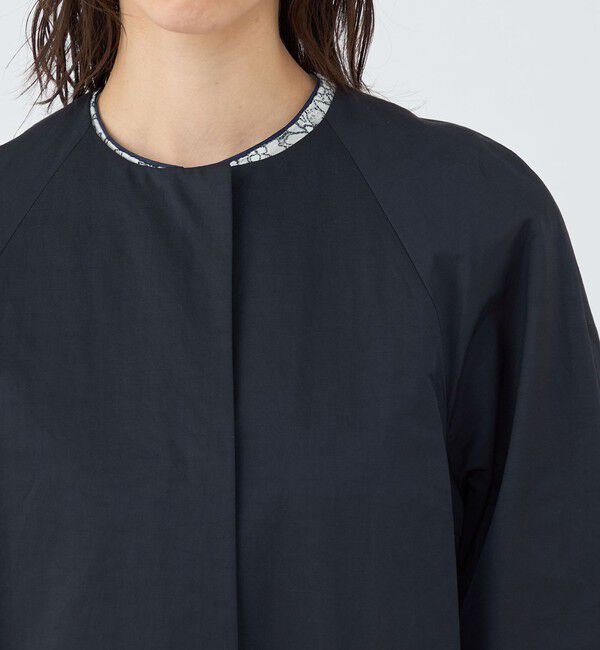 TOMORROWLAND collection「スパークツイル コクーンコート」|ノーカラーコート|