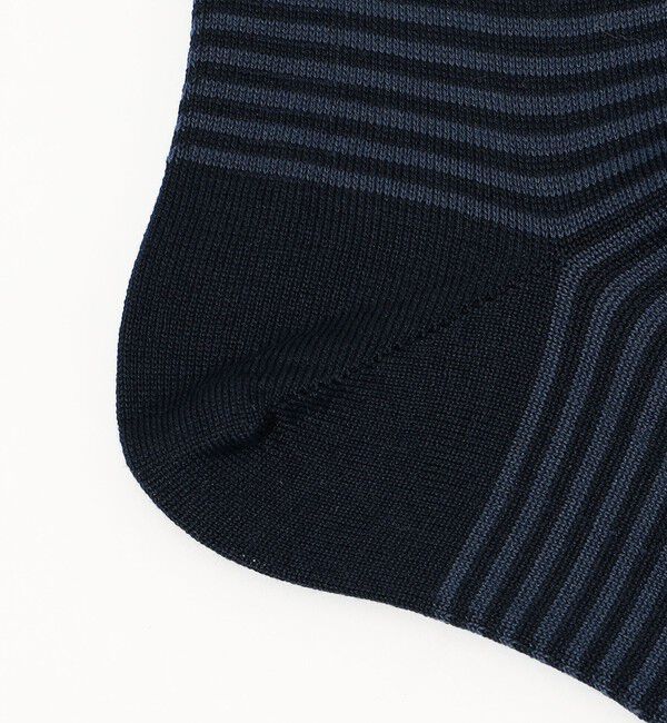 TOMORROWLAND GOODS「TOMORROWLAND コットンナイロン ボーダーソックス」|ソックス|