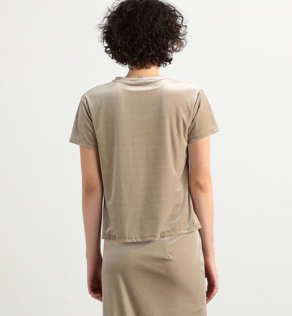 BACCA「inner piece ベロアジャージーTシャツ」|Tシャツ・カットソー|