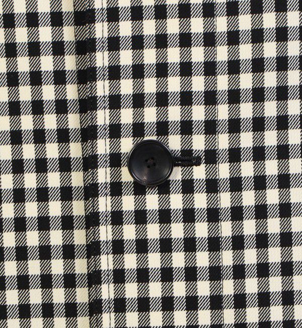 CABaN「CABaN コットン ギンガムチェック スタンドカラーコート」|その他|