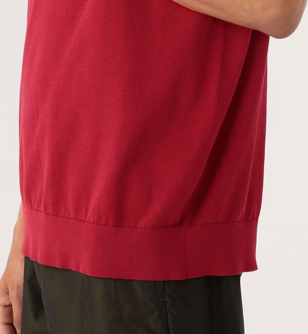 CABaN「コットン ポロニットプルオーバー」|ニット・セーター|