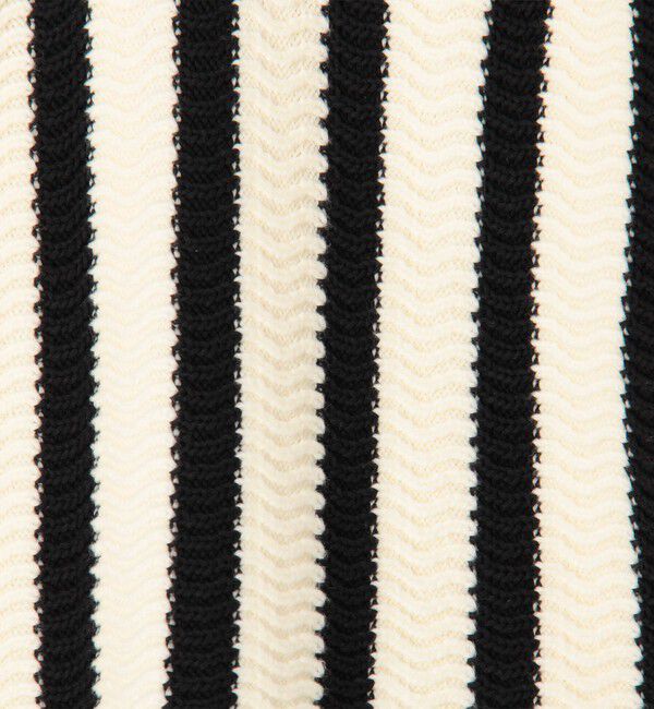 MACPHEE「ハイブリットコットン レースアッププルオーバー」|ニット・セーター|