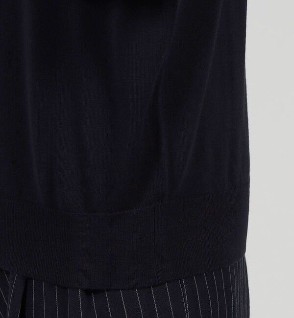 TOMORROWLAND MENS「TOMORROWLAND tricot スーパーファインメリノウール ニットポロシャツ」|ニット・セーター|