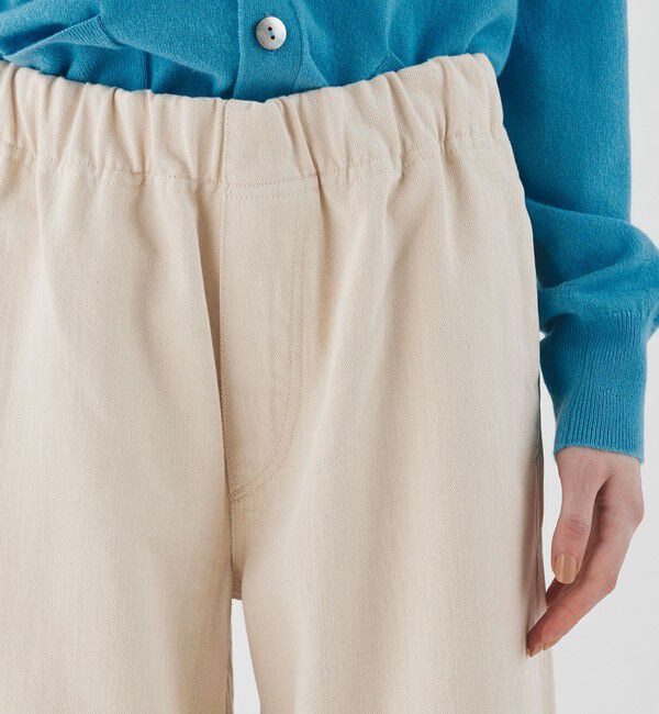 GALERIE VIE「シーアイランドカラーデニム イージーフレアパンツ」|デニム|