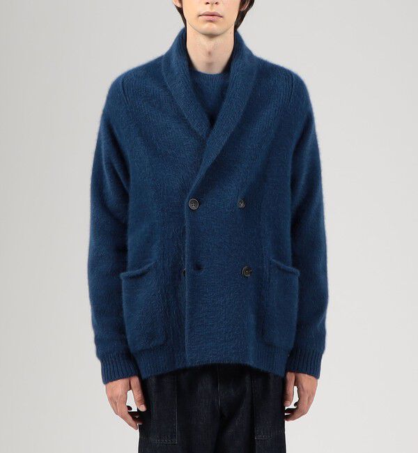 TOMORROWLAND MENS「フォックスカシミヤ ショールカラーカーディガン」|カーディガン|