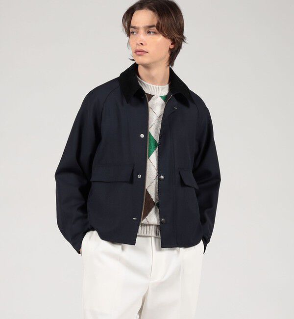 TOMORROWLAND MENS「【別注】Barbour Spey ウール ブルゾン」|ブルゾン・スタジャン|