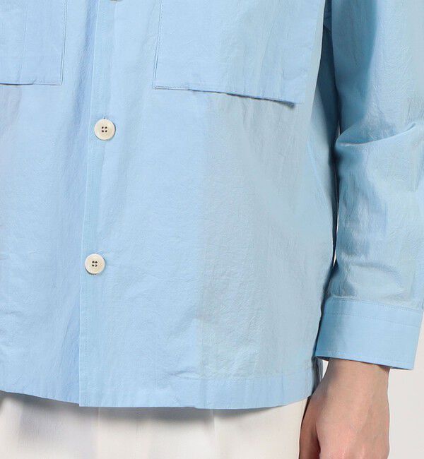 TOMORROWLAND MENS「【別注】GUY ROVER コットンポプリン オーバーシャツ」|ブルゾン・スタジャン|