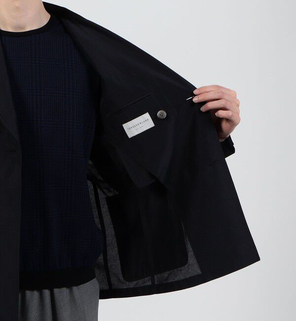TOMORROWLAND MENS「コットンシルク ダブルブレステッド 4Bジャケット」|テーラードジャケット|