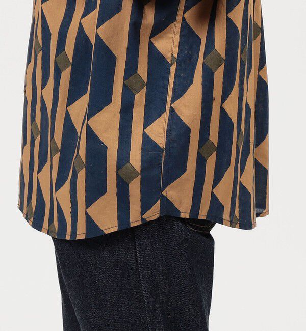 TOMORROWLAND MENS「インド コットン ブロックプリント ハーフスリーブシャツ」|シャツ・ブラウス|