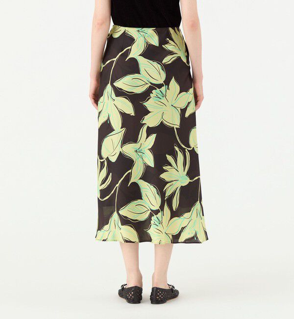 Ballsey「ビビフラワープリント マーメイドスカート」|フレア|