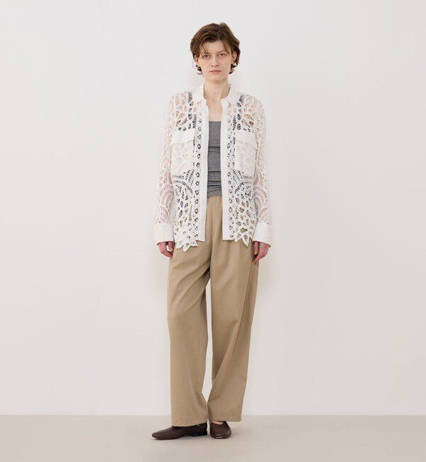 GALERIE VIE「バテンレース ドルマンスリーブシャツ」|シャツ・ブラウス|