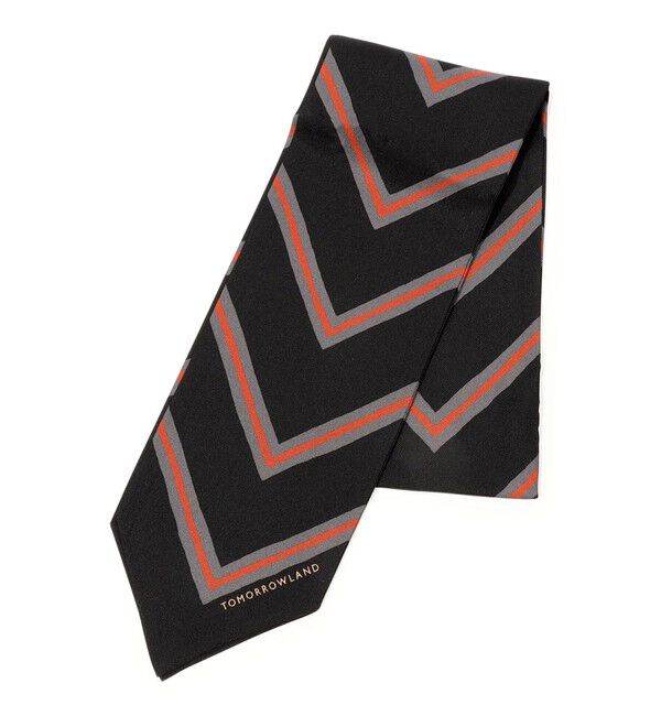 TOMORROWLAND GOODS「TOMORROWLAND MADE IN ITALY シルク スカーフ」|バンダナ・スカーフ|18 ブラック系