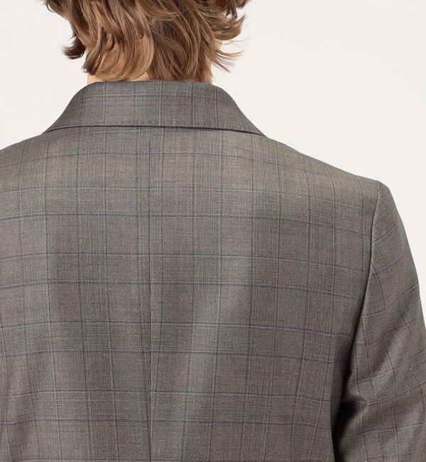 TOMORROWLAND collection「365 GLEN CHECK ダブルブレストジャケット」|テーラードジャケット|