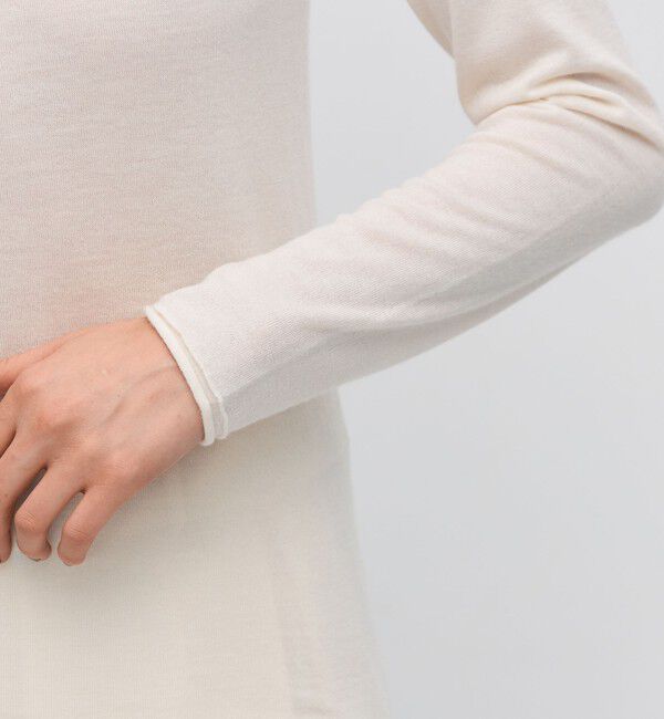 BACCA「カシミヤ ロングスリーブプルオーバー」|ニット・セーター|