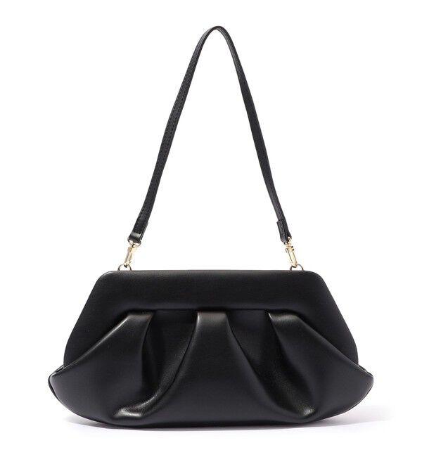 TOMORROWLAND GOODS「THE MOIRe EMERA CLUTCH バッグ」|クラッチバッグ|19 ブラック