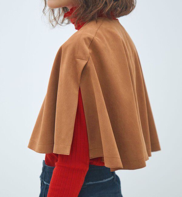 MACPHEE「フェイクスエード ショートケープ」|その他|