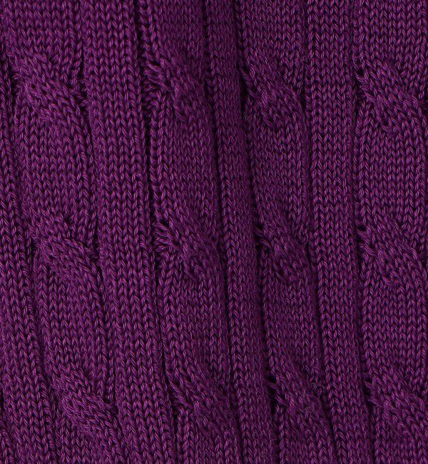 MACPHEE「ギザケーブル クルーネックカーディガン」|カーディガン|