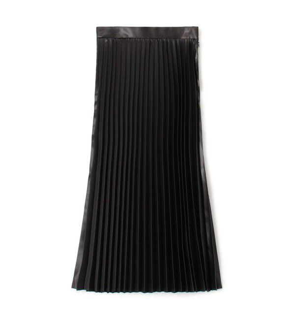 Edition「エンボスサテン プリーツスカート」|スカート|19 ブラック