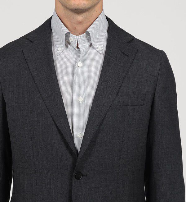 TOMORROWLAND MENS「SUPER120&rsquo;Sウール ストレッチ シングルブレステッド 2Bジャケット」|テーラードジャケット|