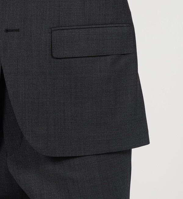 TOMORROWLAND MENS「SUPER120&rsquo;Sウール ストレッチ シングルブレステッド 2Bジャケット」|テーラードジャケット|