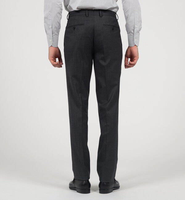 TOMORROWLAND MENS「SUPER120&rsquo;Sウール ストレッチ ノープリーツスラックス」|スラックス|