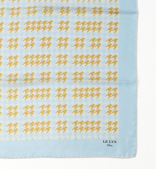 TOMORROWLAND GOODS「LE LYS シルク プリントスカーフ」|バンダナ・スカーフ|