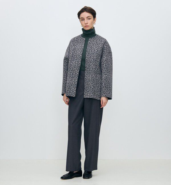 TOMORROWLAND collection「アニマルリバー 2-wayリバーコート」|ノーカラーコート|