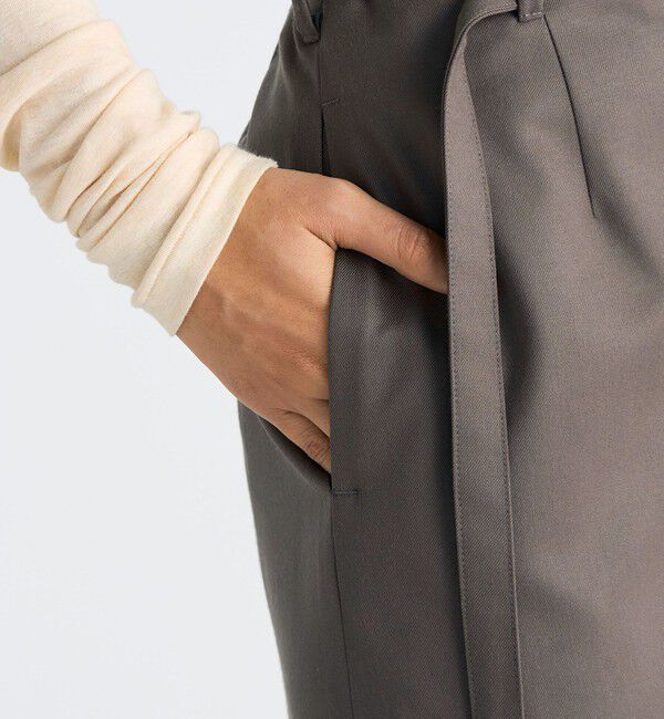 Edition「Super160's ウールツイル Iラインスカート」|スカート|