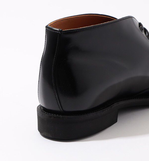 TOMORROWLAND GOODS「SANDERS ポリッシュドレザー チャッカブーツ 2676B」|ショートブーツ|