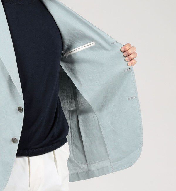 TOMORROWLAND BUYING WEAR「ERRICO FORMICOLA リネン シングルブレステッド3Bジャケット」|テーラードジャケット|