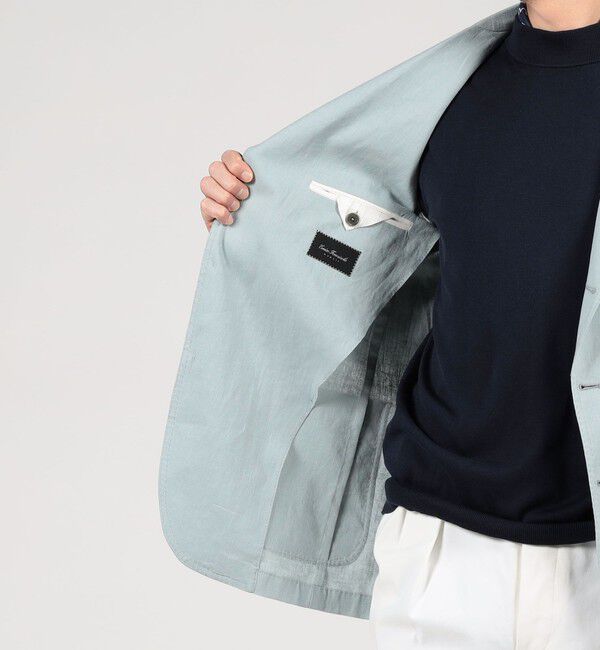 TOMORROWLAND BUYING WEAR「ERRICO FORMICOLA リネン シングルブレステッド3Bジャケット」|テーラードジャケット|