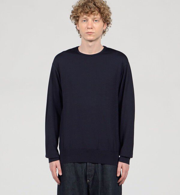 TOMORROWLAND MENS「TOMORROWLAND tricot  シルク クルーネックプルオーバー 」|ニット・セーター|