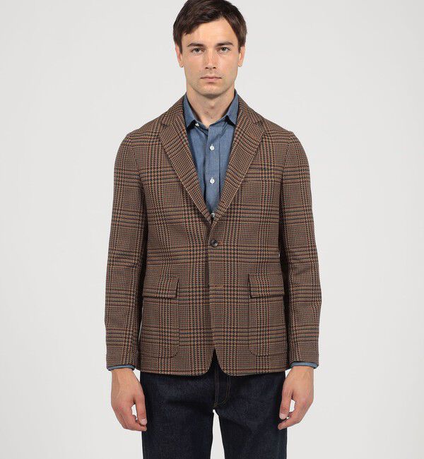 TOMORROWLAND MENS「ウールコットン シングルブレステッド3Bジャケット SONDRIO」|テーラードジャケット|