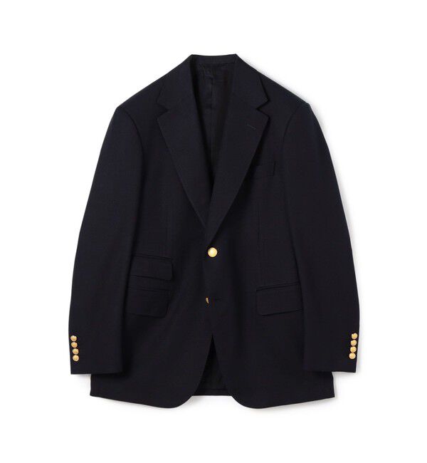 TOMORROWLAND MENS「シルクウールモヘヤ シングルブレステッド2Bジャケット NOVARA」|テーラードジャケット|69 ネイビー
