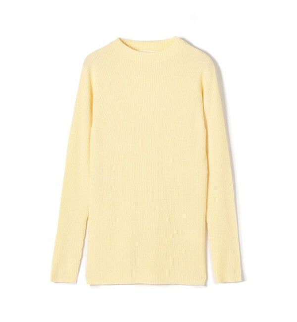 GALERIE VIE「プルミエールウールリブ ボトルネックプルオーバー」|ニット・セーター|21 ライトイエロー