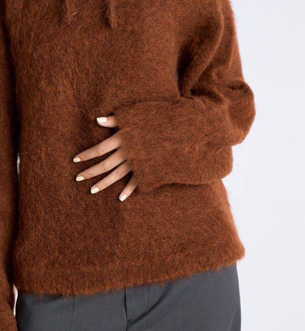 Edition「アルパカシャギー フーディートップス」|ニット・セーター|