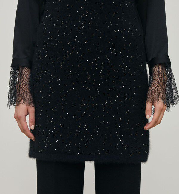 DES PRES「フォックスカシミヤ キャミソールドレス」|ワンピース|