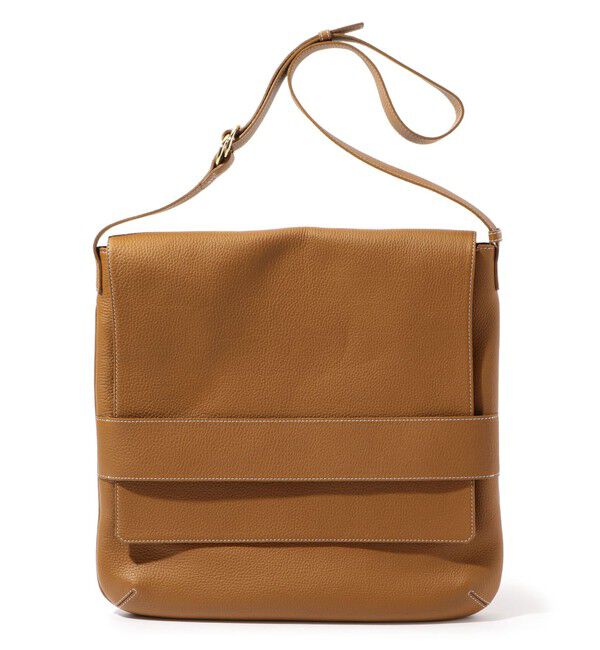 TOMORROWLAND GOODS「【別注】A NAUHA L シュリンクレザー ショルダーバッグ」|ショルダー・メッセンジャー|43 ベージュ