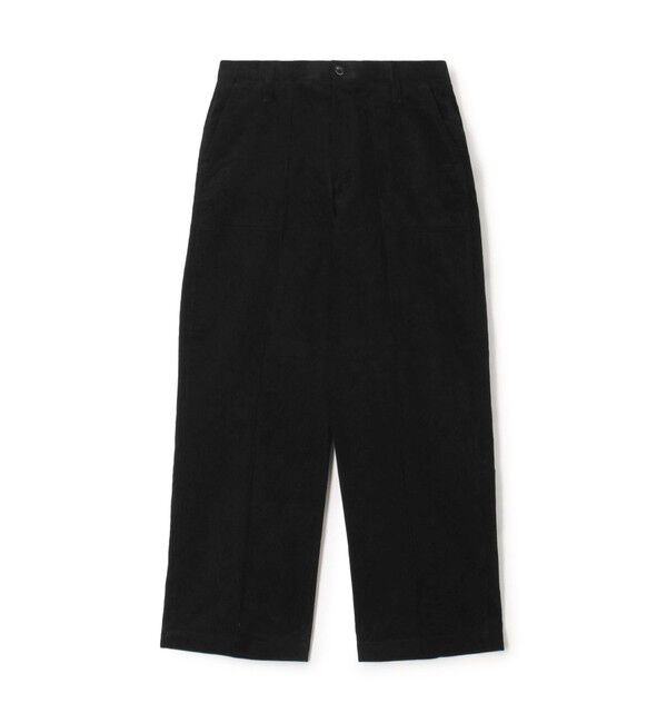 TOMORROWLAND MENS「コットンコーデュロイ ベイカーパンツ DUCA VISCONTI」|カーゴ|19 ブラック