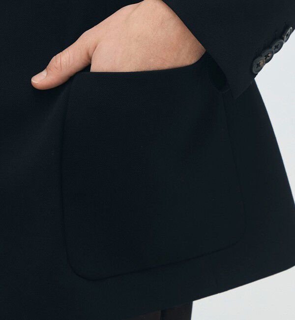 CABaN「ウールギャバジン コーデュロイラペルテーラードジャケット 」|テーラードジャケット|