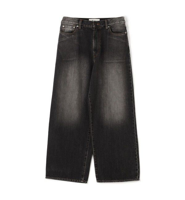 Edition「ブラックデニム バギーパンツ」|デニム|17 チャコールグレー