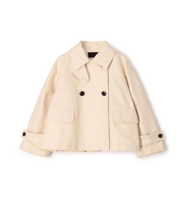 TOMORROWLAND collection「コットンシルクグログラン トラペーズジャケット」|その他|41 ライトベージュ