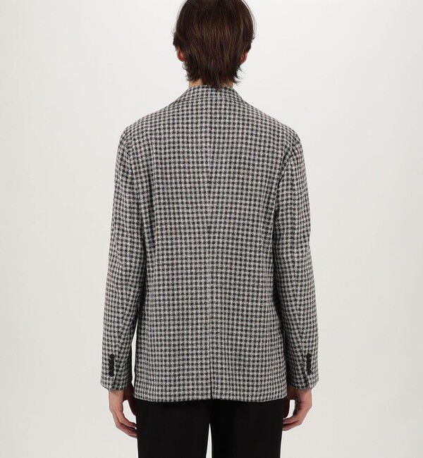 TOMORROWLAND MENS「ヴィスコースコットンポリエステル サマーブークレ シングルブレステッド2Bジャケット ANGELICO」|テーラードジャケット|