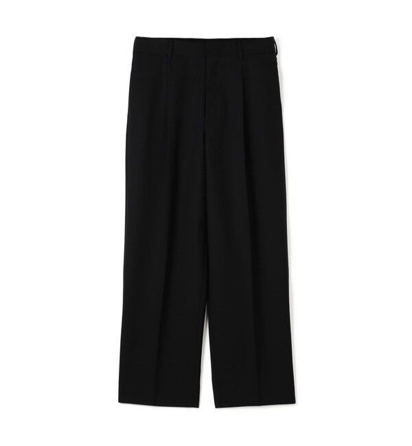 Edition「Super120's ウォッシャブルウール スラックス」|スラックス|19 ブラック