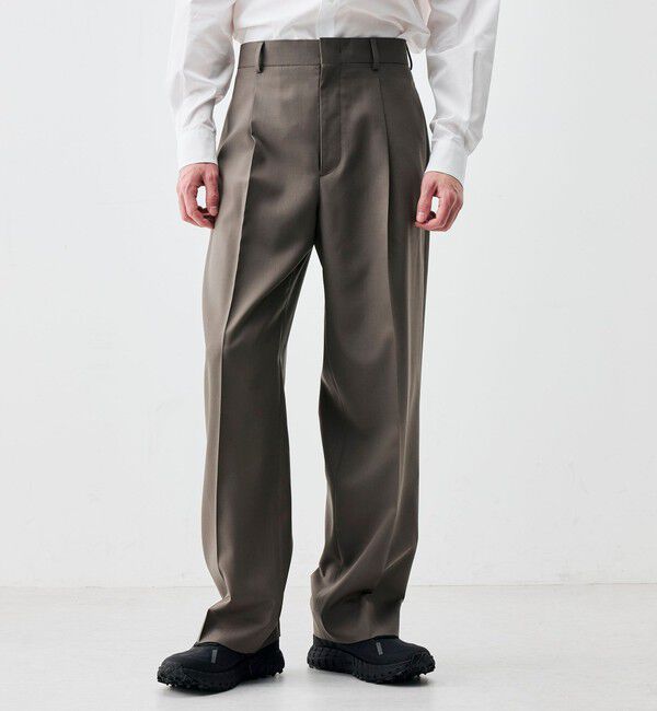 Edition「Super120's ウォッシャブルウール スラックス」|スラックス|