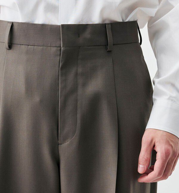 Edition「Super120's ウォッシャブルウール スラックス」|スラックス|