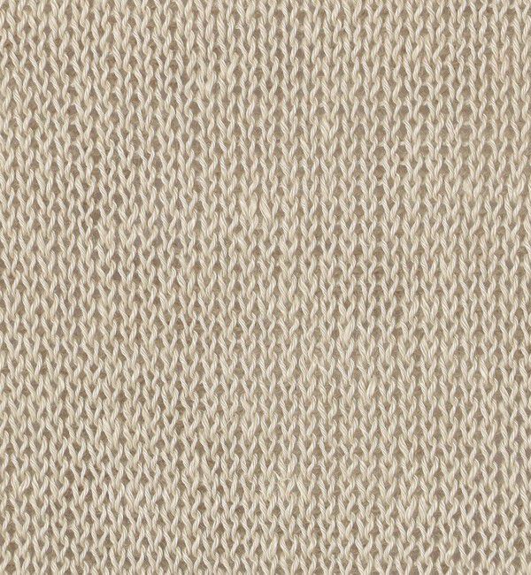 GALERIE VIE「リネンコード クルーネックプルオーバー」|ニット・セーター|